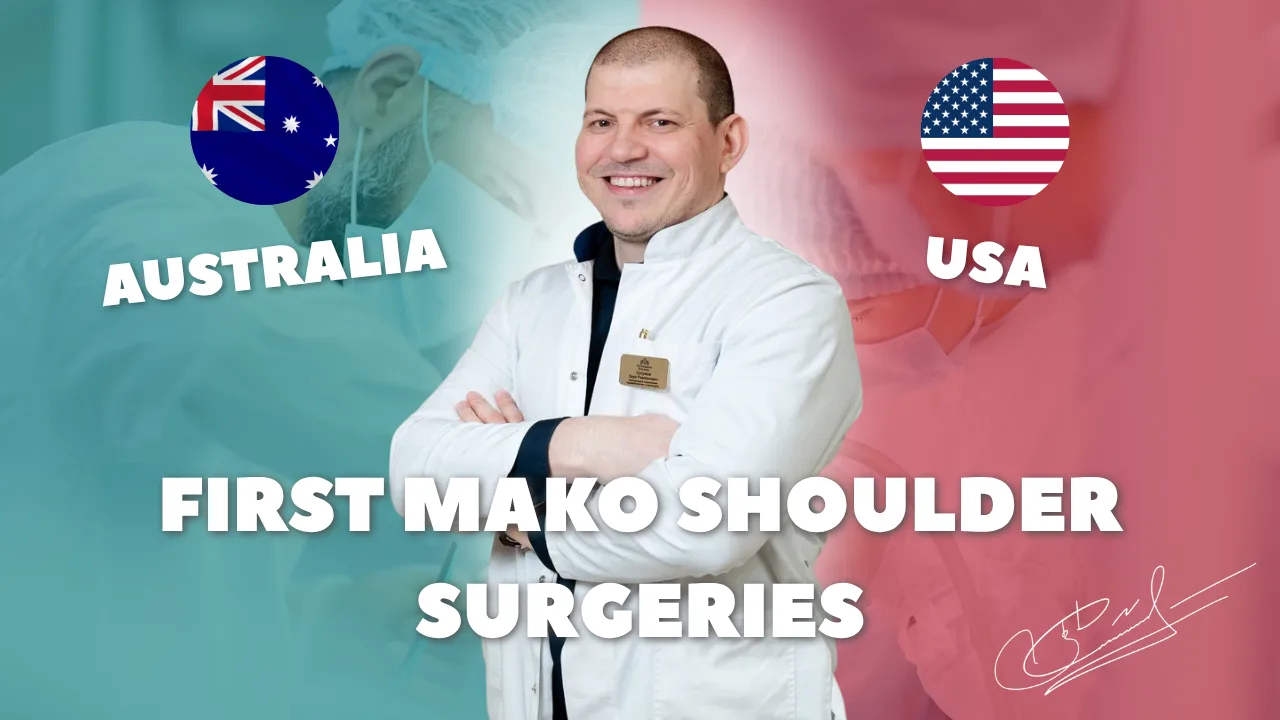 First MAKO Shoulder Surgeries: Experience in Australia and the USA