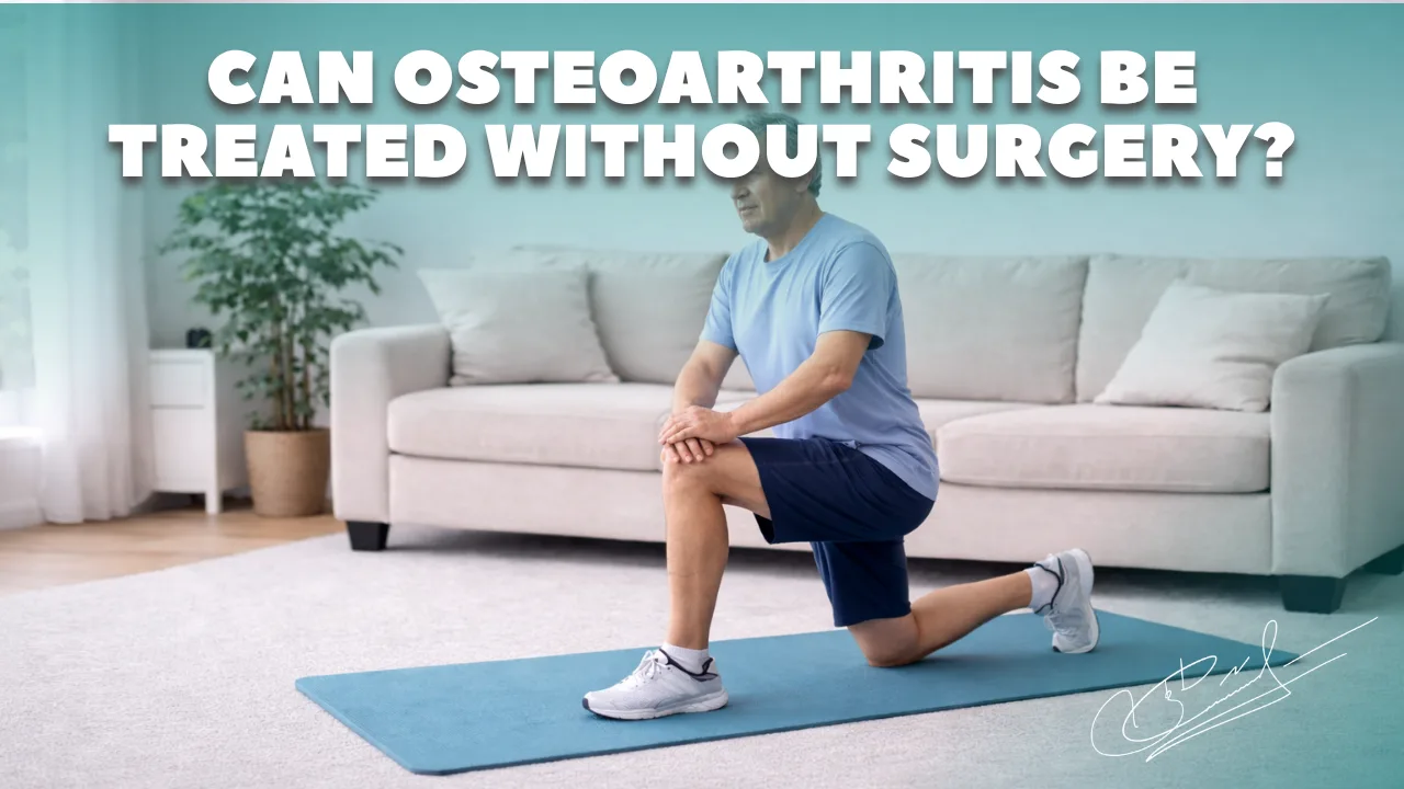 Can osteoarthritis be treated without surgery?