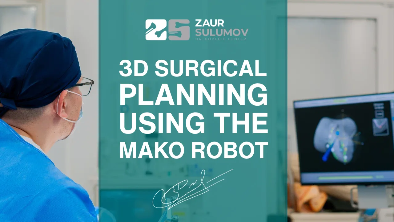 3D surgical planning using the MAKO robot