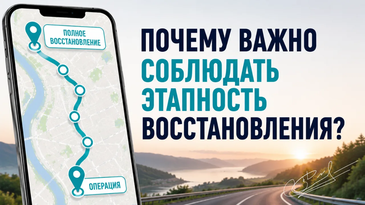 Почему после операции важно соблюдать этапность восстановления?
