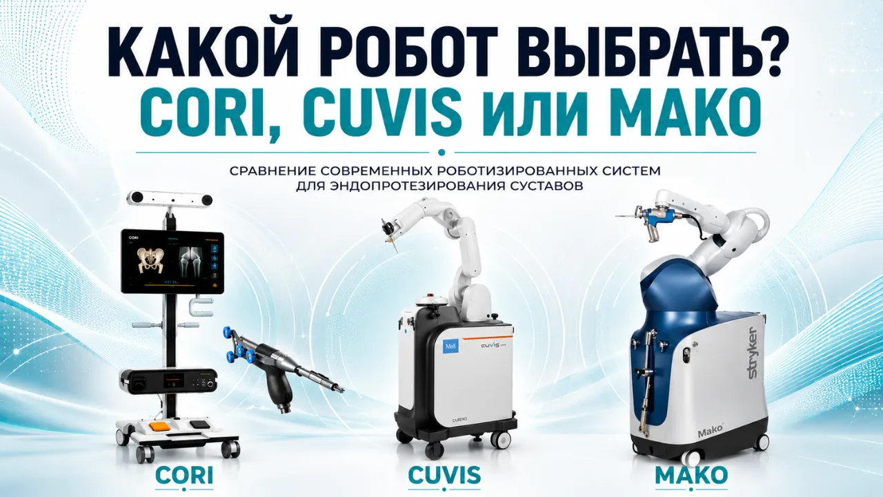 CORI, CUVIS or MAKO: How Modern Joint Replacement Robots Differ
