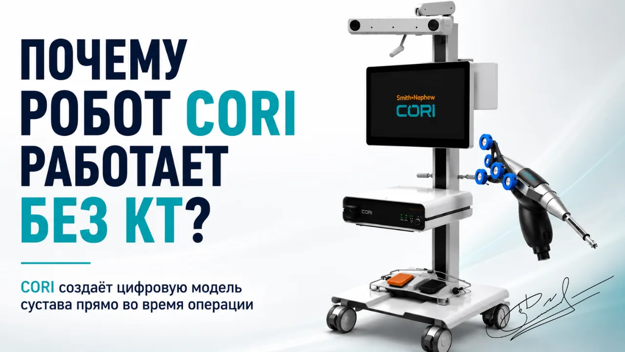 Почему робот CORI работает без предоперационной КТ?