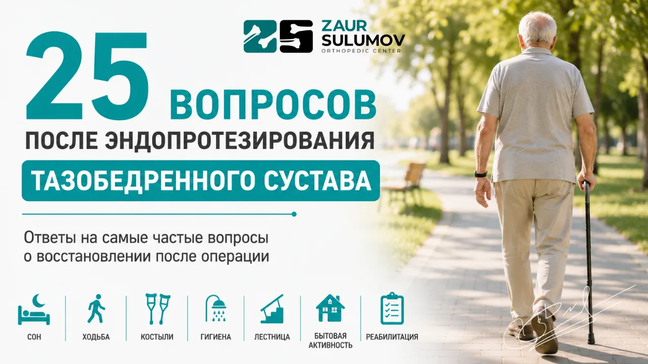 25 самых частых вопросов после эндопротезирования тазобедренного сустава: ответы пациента на первые недели восстановления