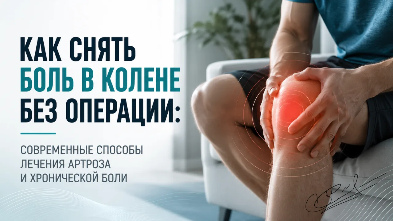 Как снять боль в колене без операции: современные способы лечения артроза и хронической боли