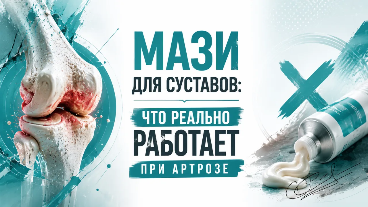 Мази для суставов: что реально работает при артрозе