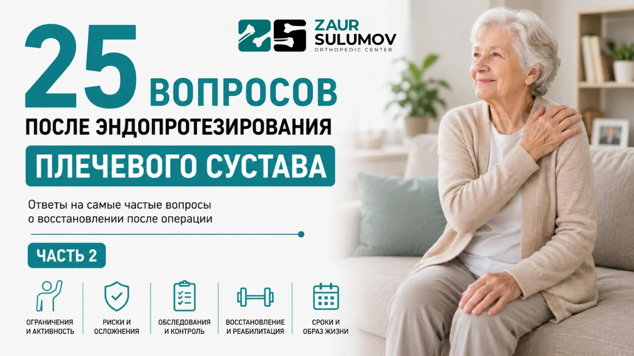 Жизнь с эндопротезом плечевого сустава: 25 вопросов пациентов