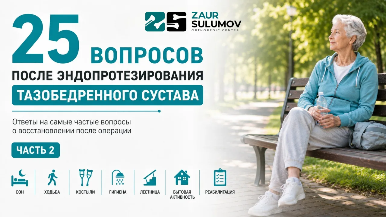 Жизнь с эндопротезом тазобедренного сустава: 25 вопросов, которые возникают после операции