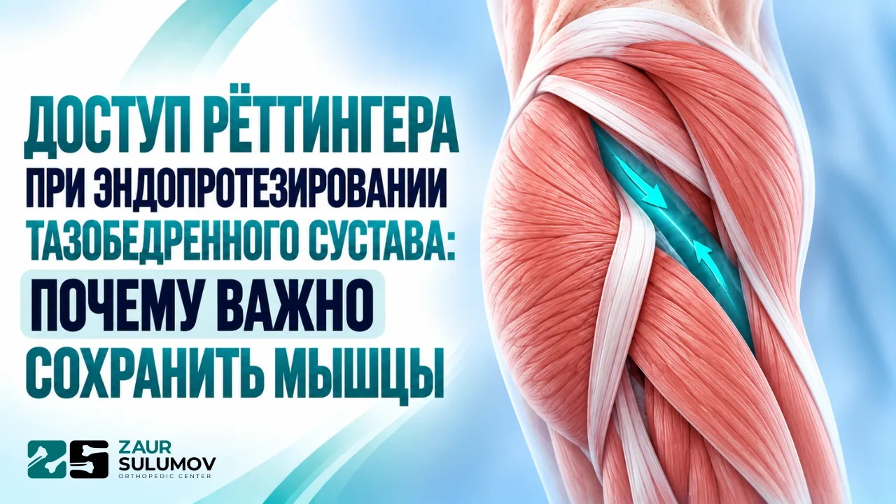 Доступ Рёттингера при эндопротезировании тазобедренного сустава: почему важно сохранить мышцы